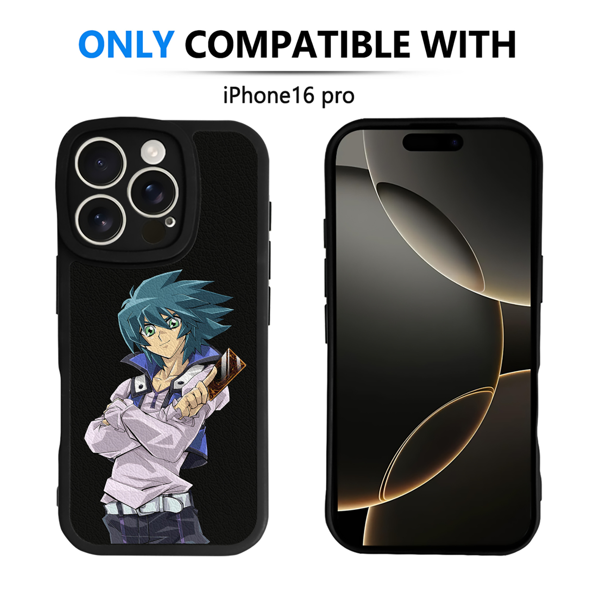 遊☆戯☆王 Yu-Gi-Oh! 【iPhone 16シリーズ対応】シリコンスマホケース（レザー調） 材質：シリコン